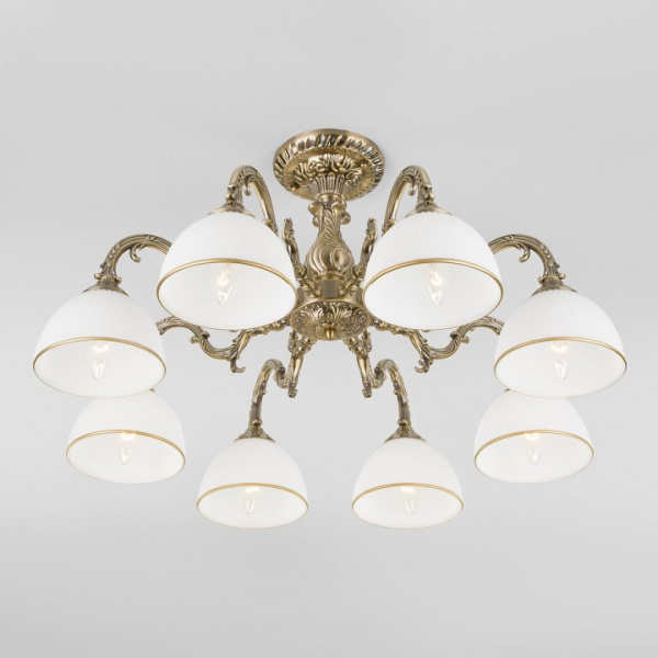 Люстра на штанге Eurosvet Caldera 60106/8 античная бронза