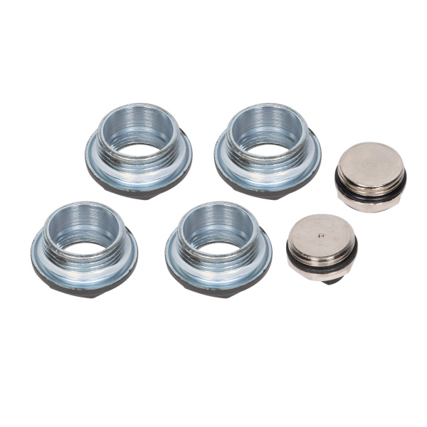 Комплект монтажный Royal Thermo 1”х 3/4" черный