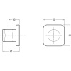 Держатель для душа Jacob Delafon MODULO 8464D-CP