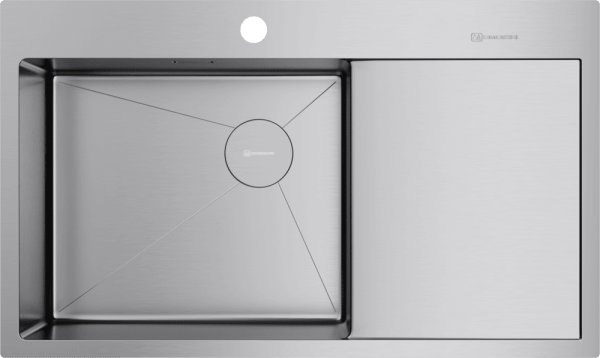Кухонная мойка Omoikiri Akisame 86-L Side 4997031 нержавеющая сталь