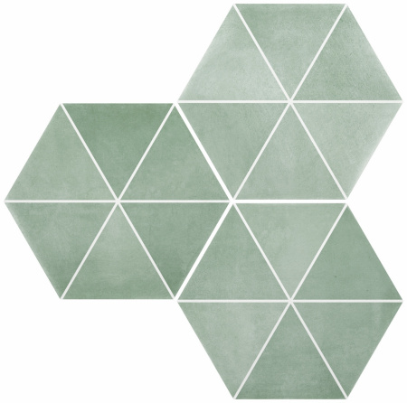 DURSTONE SIX Cementine Керамогранит Capri Aqua 23x27 глазурованный матовый