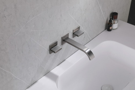 Смеситель для раковины Abber Wasserfall AF8612NG никель