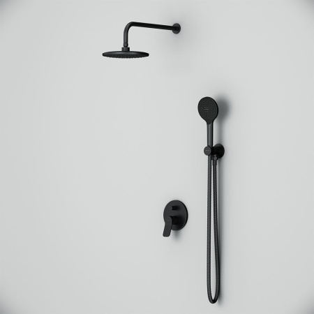 Душевой комплект AM.PM X-Joy TouchReel FP85A1RH22 черный матовый