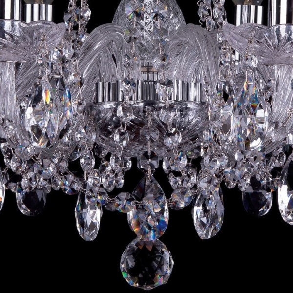 Подвесная люстра Bohemia Ivele Crystal 1402 1402/6/160/Ni
