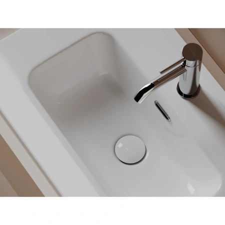 Раковина Ceramicanova Compact CN7025 61x39,5 см, накладная, белый
