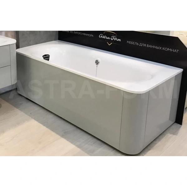 Ванна из литьевого мрамора Astra-Form Прима 01010037 185,1x90,2 см, белый