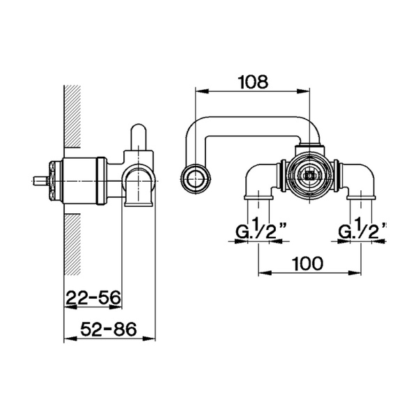 Внутренняя часть смесителя Cisal ZA00651004