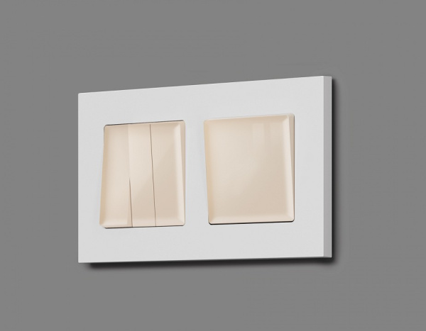 Выключатель проходной одноклавишный Ambrella Volt Quant MA301020