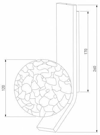 Бра Eurosvet Luxor 40019/1 белый