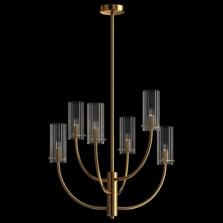 Люстра на штанге Maytoni Арко MOD223PL-06BS