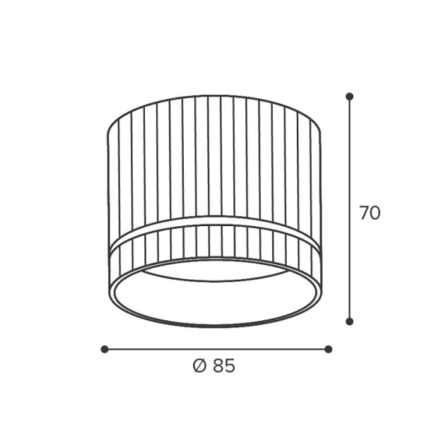 Накладной светильник Wolta NIMB WSL-GX53/18BG