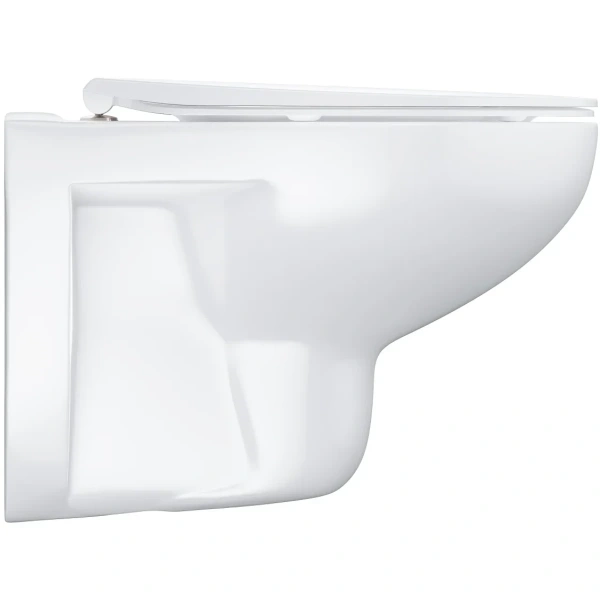 Унитаз подвесной Grohe Bau Ceramic 39899000 безободковый, с сиденьем микролифт, альпийский белый