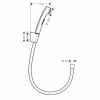 Гигиенический душ hansgrohe 32129000 с держателем и шлангом