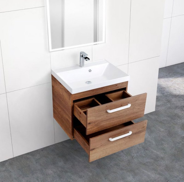 Тумба под раковину BelBagno AURORA-600-2C-SO-RT Rovere Tabacco