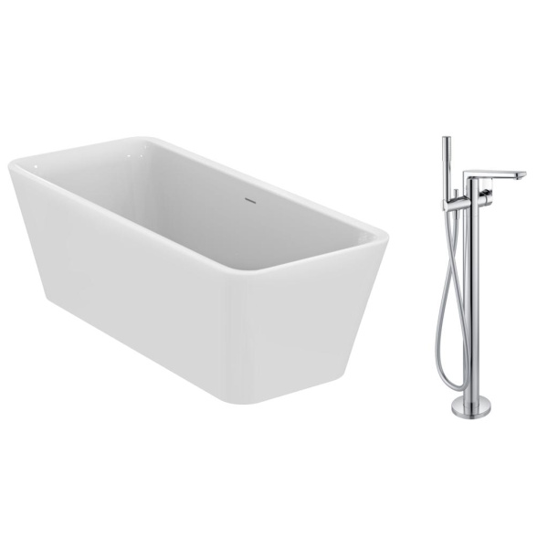 Смеситель для ванны Ideal Standard Tonic II A6347AA напольный с душевым гарнитуром