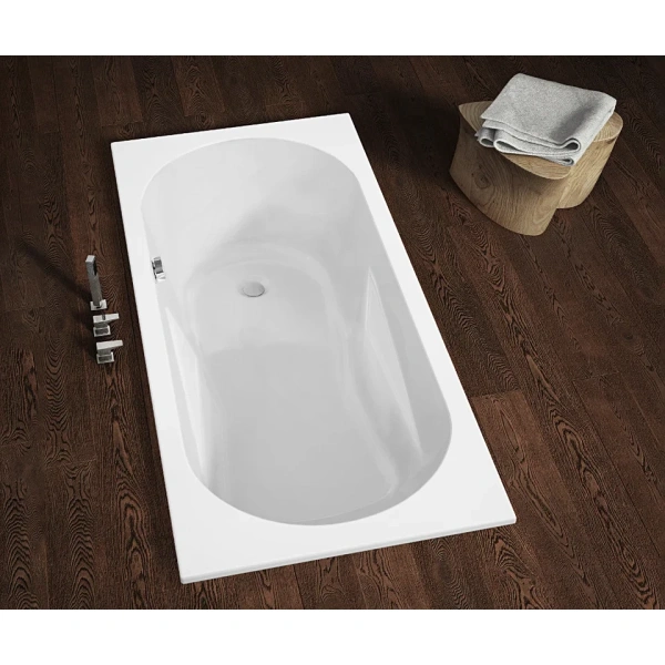 Акриловая ванна Riho Lazy B083001005 180x80 см L, белый