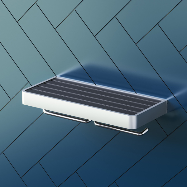 Держатель для туалетной бумаги двойной Damixa Jupiter DA77341900 черный