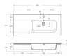 Раковина BelBagno 100 BB1000ETL-R