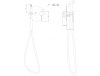 Смеситель для душа Abber Emotion AF8826B черный