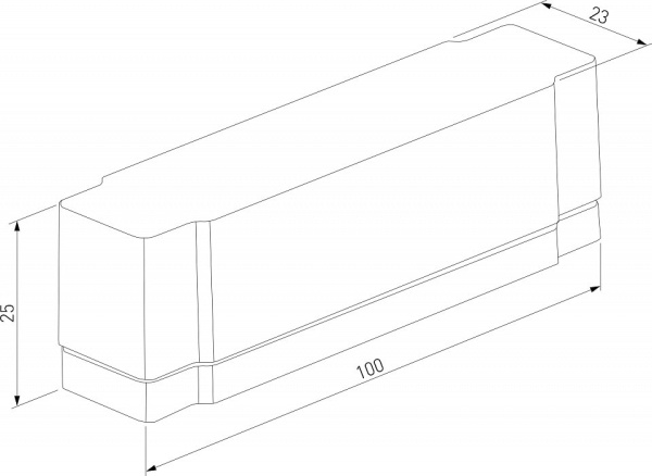 Плата декоративная для трека Elektrostandard Flat Magnetic a063735