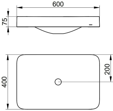Раковина Keuco Edition 400 60 31570317500