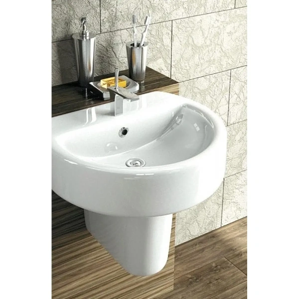 Раковина 55 см Sanita Luxe Best WB.PD/Best/55-C/WHT.G/S1