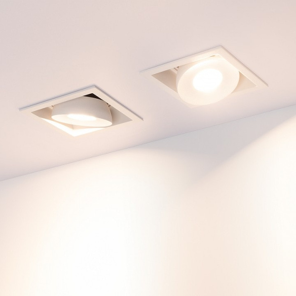 Встраиваемый светильник Arlight CL-SIMPLE-S80x80-9W Warm3000 (WH 45 deg) 026874