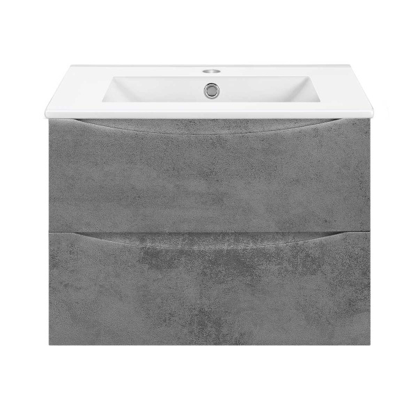 Тумба под раковину Vincea Mia Slim 70 см VMC-2MC700S1BT серый