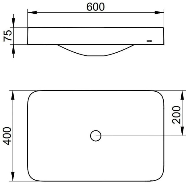Раковина Keuco Edition 400 60 31570317500