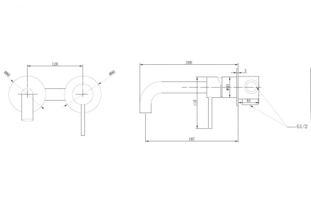 Смеситель для раковины Abber Wasser Kreis AF8112RG золото