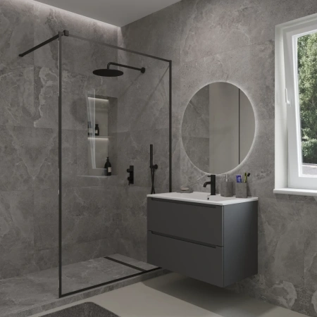 Раковина Oliveeka S2001-80 81x46 см, накладная, белый