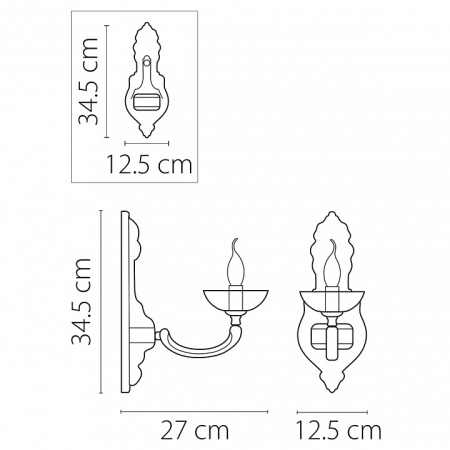 Бра Lightstar Barcato 697612