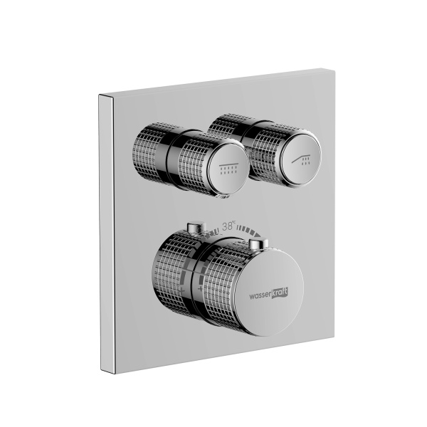 Смеситель для душа WasserKRAFT Dinkel 5848 Thermo хром
