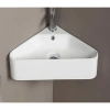 Раковина CeramaLux 78377 56x34 см, подвесная, угловая, белый