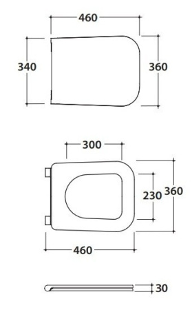 Крышка сиденье для унитаза Globo Stone ST022BI белый