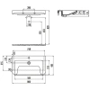 Раковина 80x48,5 см Creavit Icon IC08000000