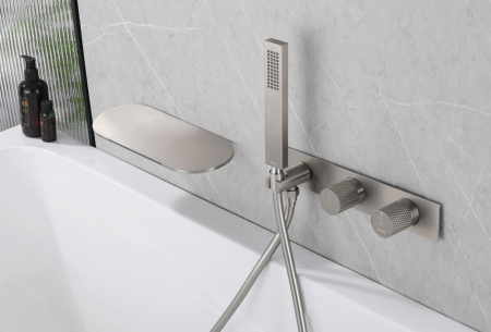 Душевой гарнитур Abber Rund AF8731SP сатин