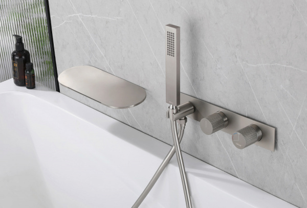 Душевой гарнитур Abber Rund AF8731SP сатин