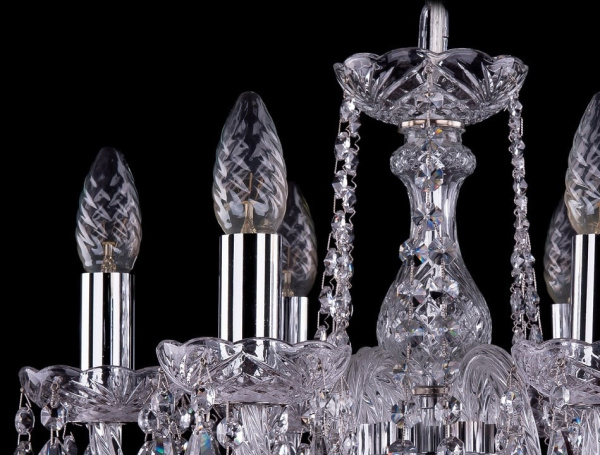 Подвесная люстра Bohemia Ivele Crystal 1402 1402/6/141/Ni