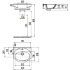 Раковина 45,3x37,8 см Creavit Etol ET04500000