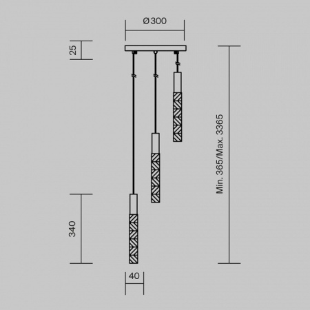 Подвесная люстра Maytoni Селемо MOD328PL-L9BS3K
