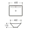 Раковина Aquatek AQ5518-00 60x46 см, белый