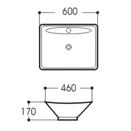 Раковина Aquatek AQ5518-00 60x46 см, белый