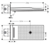 Верхний душ hansgrohe Rainmaker 24001400