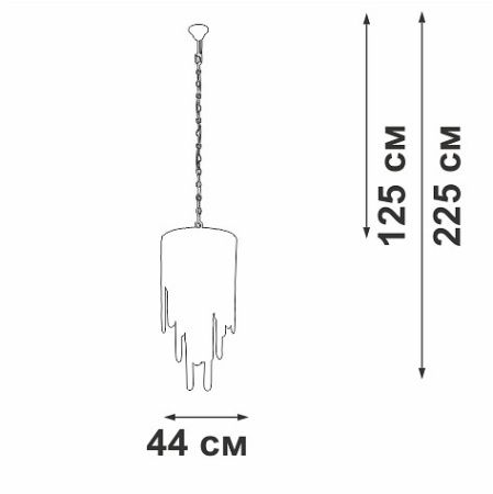 Подвесная люстра Vitaluce V5885 V5885-9/7
