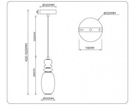 Подвесной светильник Ambrella Light LH LH53141