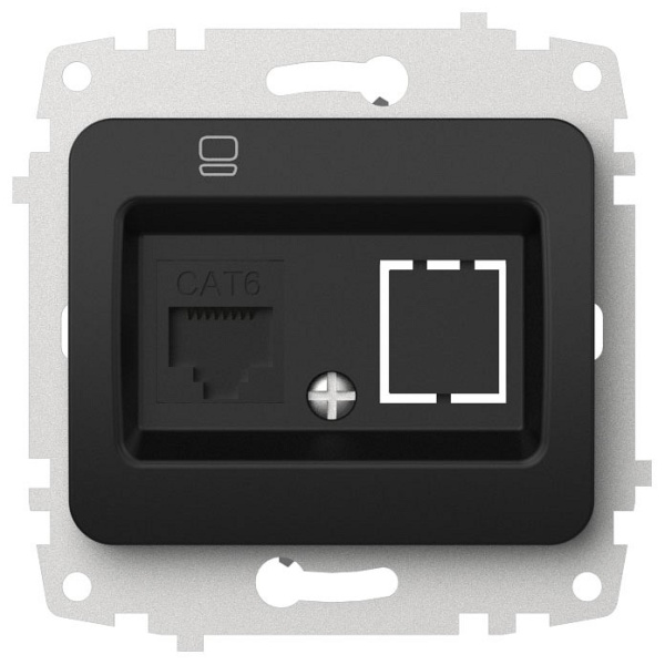 Розетка Ethernet RJ-45 без рамки Elbi Eleсtriс Jazz 607-004800-247
