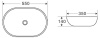 Накладная раковина BelBagno BB1048