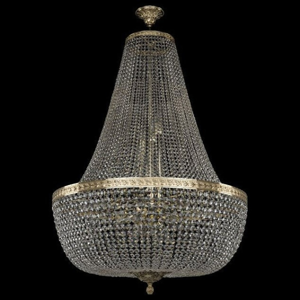 Люстра на штанге Bohemia Ivele Crystal 1911 19111/H2/90IV G