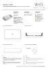 Раковина White Ceramic Slim 60 W012701